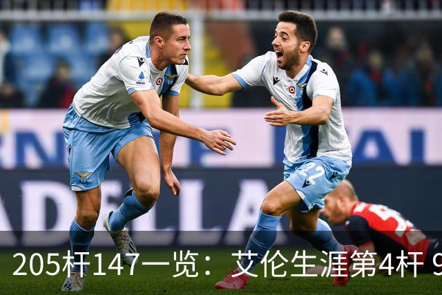205杆147一览：艾伦生涯第4杆 9月份共打出3杆